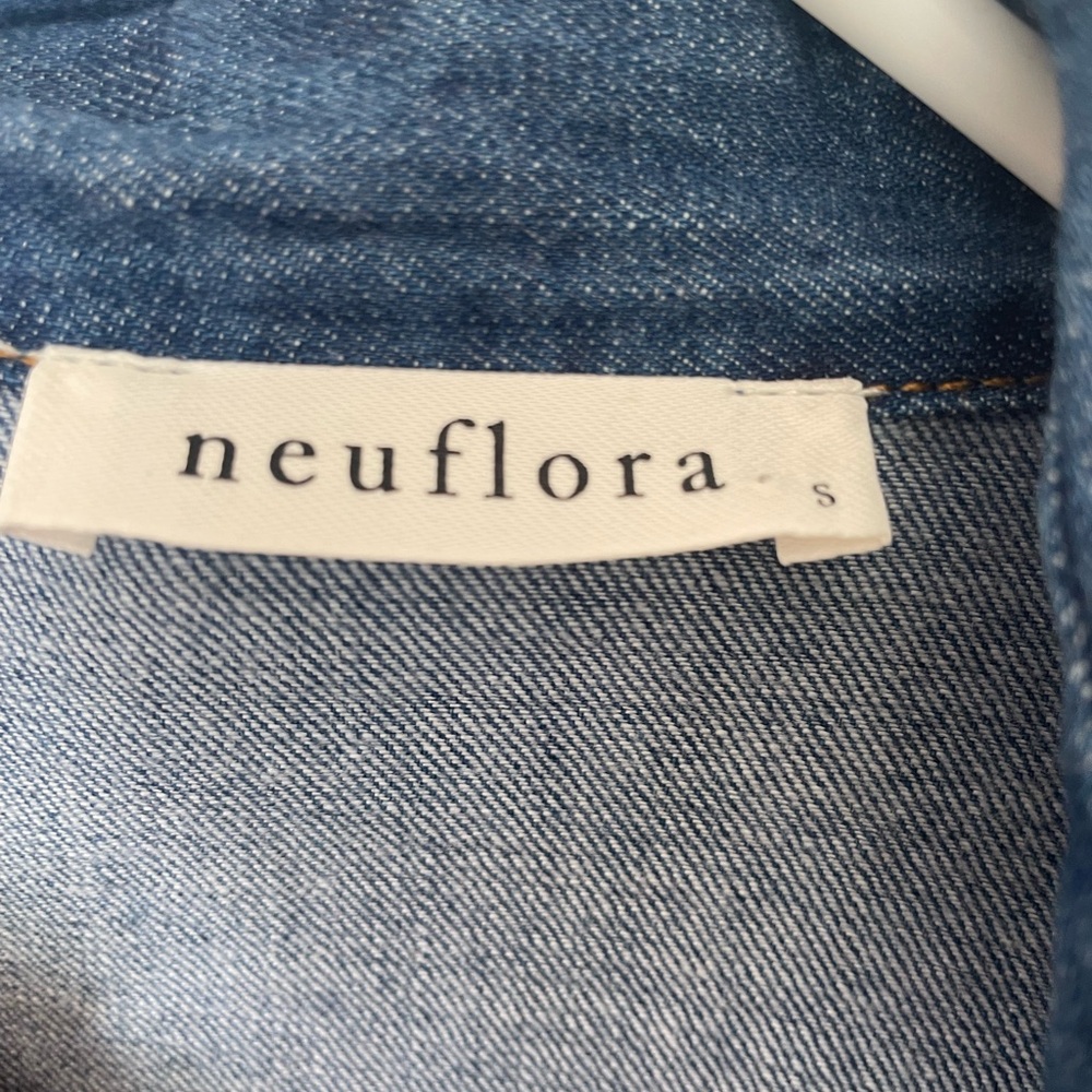 Neuflora Dark Wash Denim Button Down - Picture 3 of 3